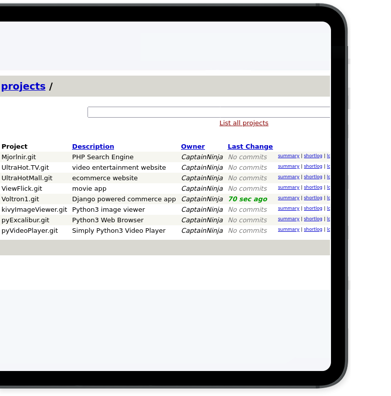 Unlimited Git Repositories!